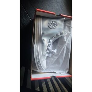 Converse Chuck Taylor All Star Lugged hig top Silver Iridescent Sneakers